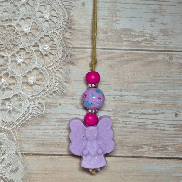 Zeepketting lila/roze