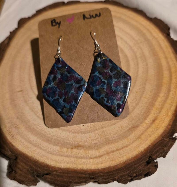 Animal print azul