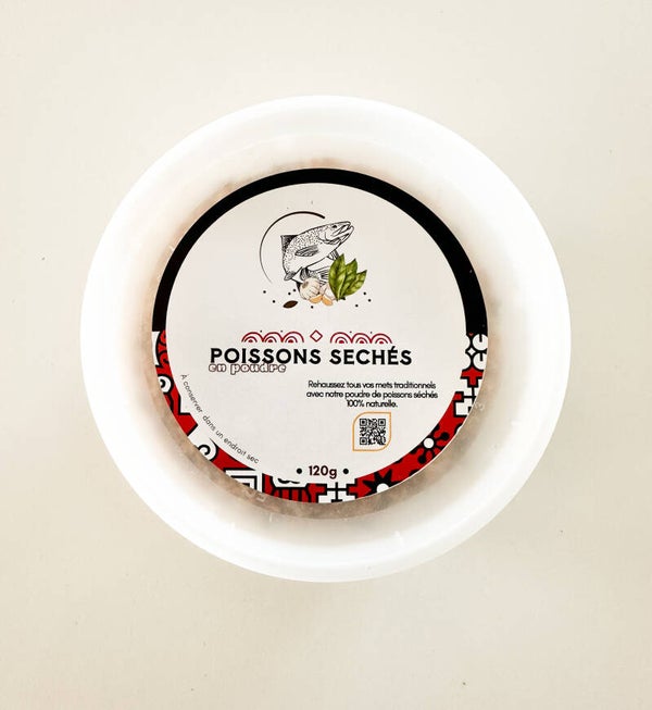 Poissons séchés en poudre