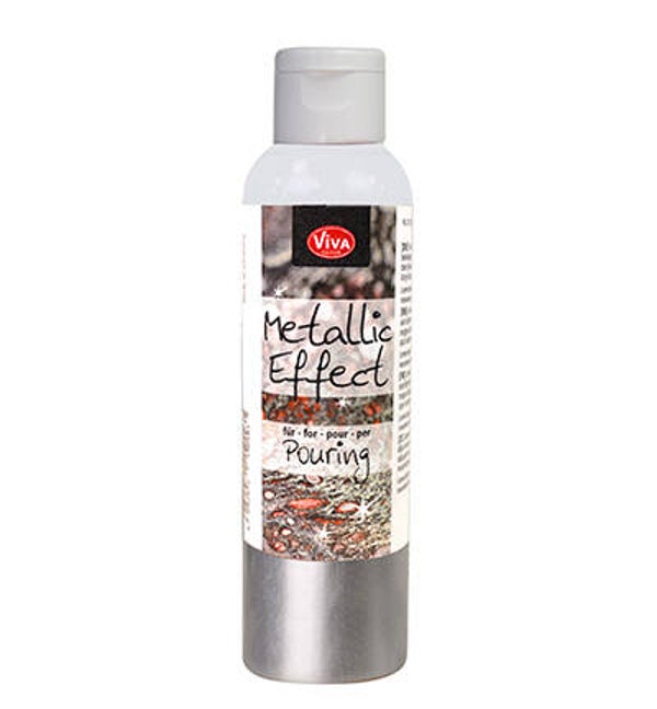 Metallic Effect silver voor pouring 120ml