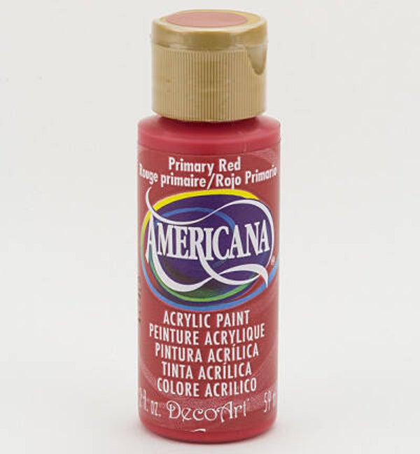 Americana Acrylics  Primary Red