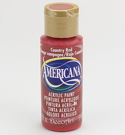 Americana Acrylics Country Red (da018)