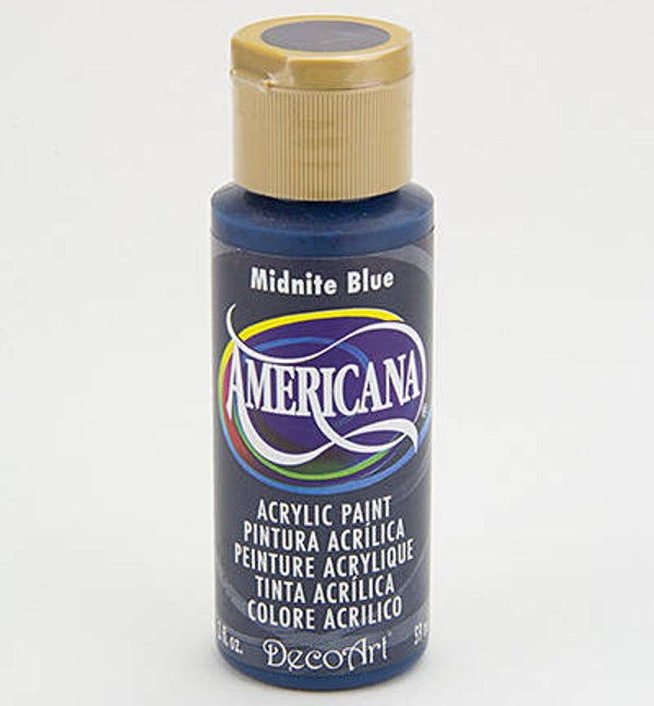 Americana Acrylics Midnite Blue (transparent)