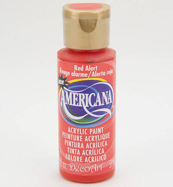Americana Acrylics Red Alert (da301)