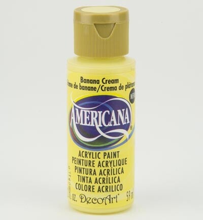 Americana Acrylics  Banana Cream (da309)