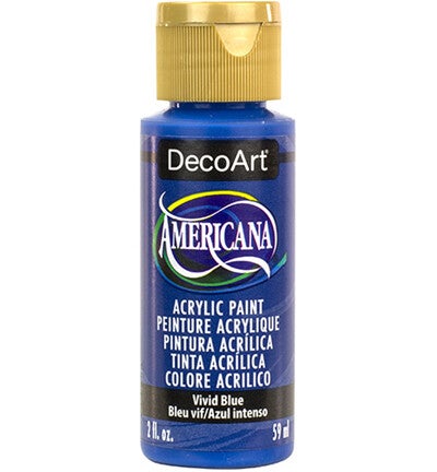 Americana Acrylics Vivid Blue (da394)