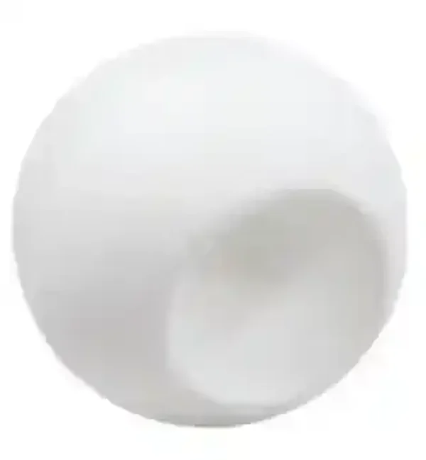 Styropor - Bal wit, hole 8cm