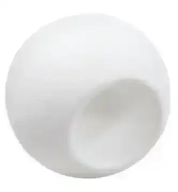 Styropor - Bal wit, hole 8cm