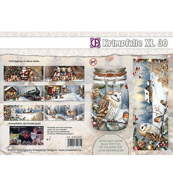 Krimpfolie Fles/pot XL nr. 30