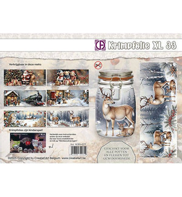 Krimpfolie Fles/pot XL nr. 33