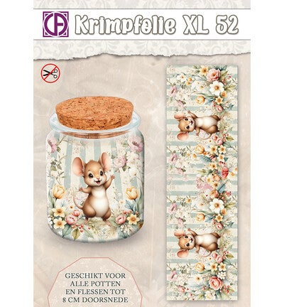 Krimpfolie Fles/pot, tot 8cm, nr. 52