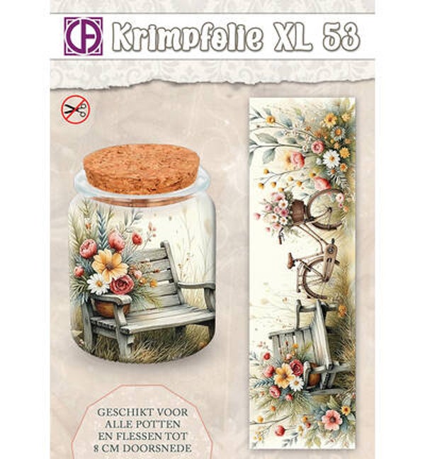 Krimpfolie Fles/pot, tot 8cm, nr. 53
