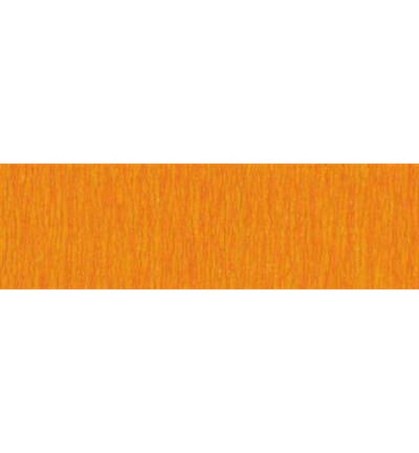 Crepe Paper, licht Orange, (	50cm / 2,5mtr / 32 g/m2)