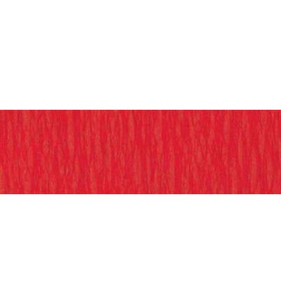 Crepe Paper, Rood,  (50cm / 2,5mtr / 32 g/m2)