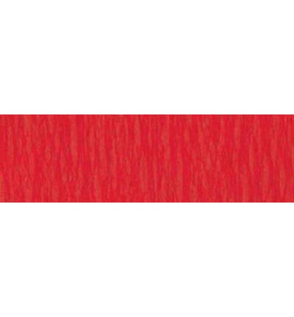 Crepe Paper, Rood,  (50cm / 2,5mtr / 32 g/m2)
