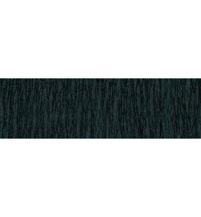 Crepe Paper, zwart  (50cm / 2,5mtr / 32 g/m2)