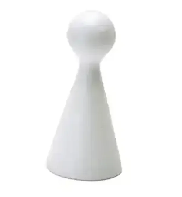 Styropor - kegel H 10cm, ∅4,7cm