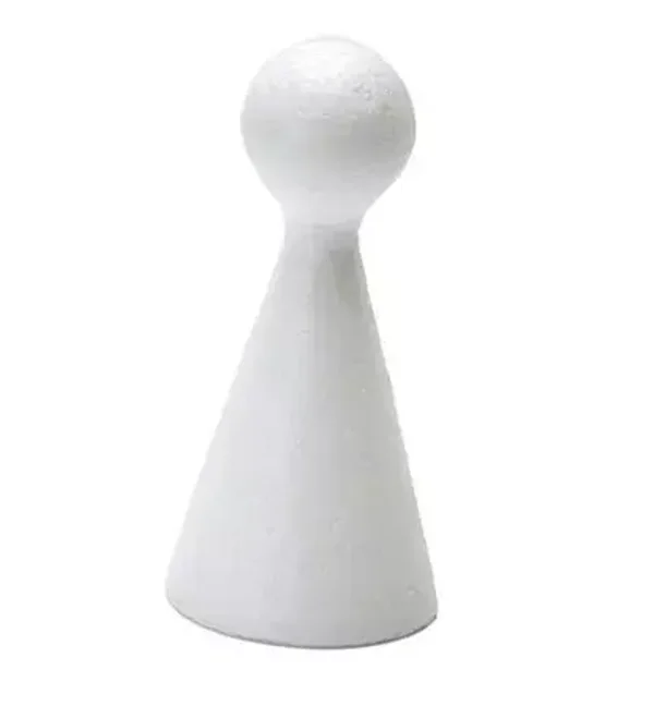 Styropor - kegel H 10cm, ∅4,7cm