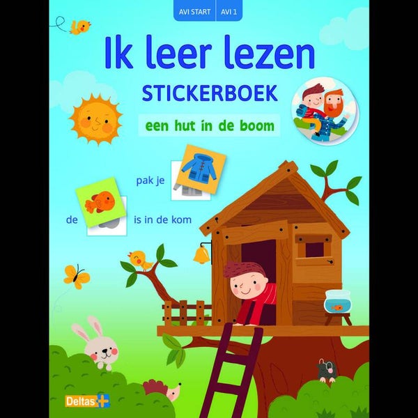 Ik leer lezen Stickerboek - Een hut in de boom (AVI START / AVI 1)