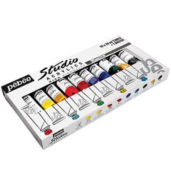 pedeo Studio Acrylic 10 tubes Assortimenten