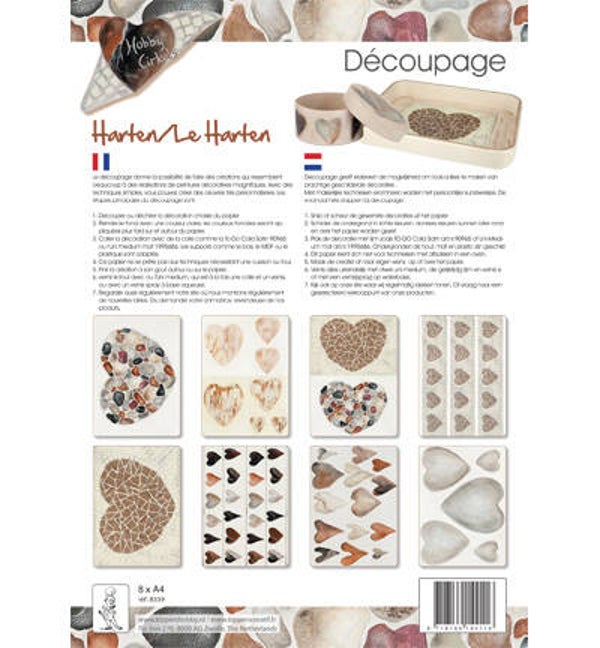 decoupage harten