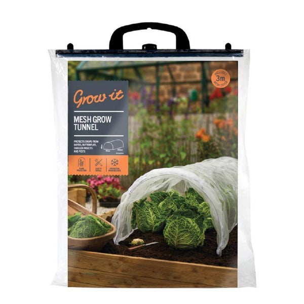 Grow-it Kweektunnel met Insectengaas  h: 40cm b:50cm l:3.20