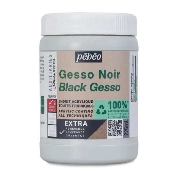 gesso zwart pebeo (225ml)