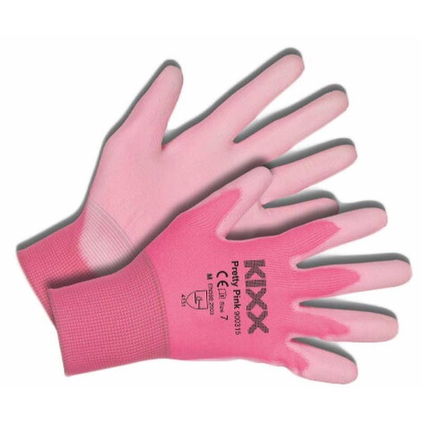 Kixx Handschoen Pretty Pink maat 7 Roze