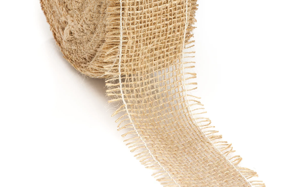 Jute Ribbon naturel, wide 60mm 20  meter lang