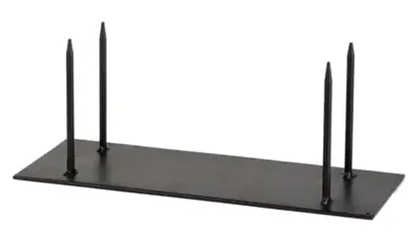 standaard metaal 35×13 cm 4 pins