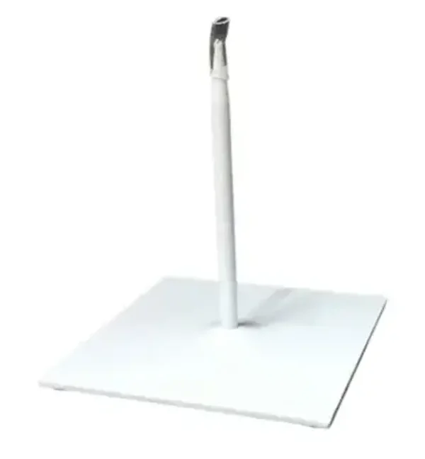 Witte sokkel 12x12cm