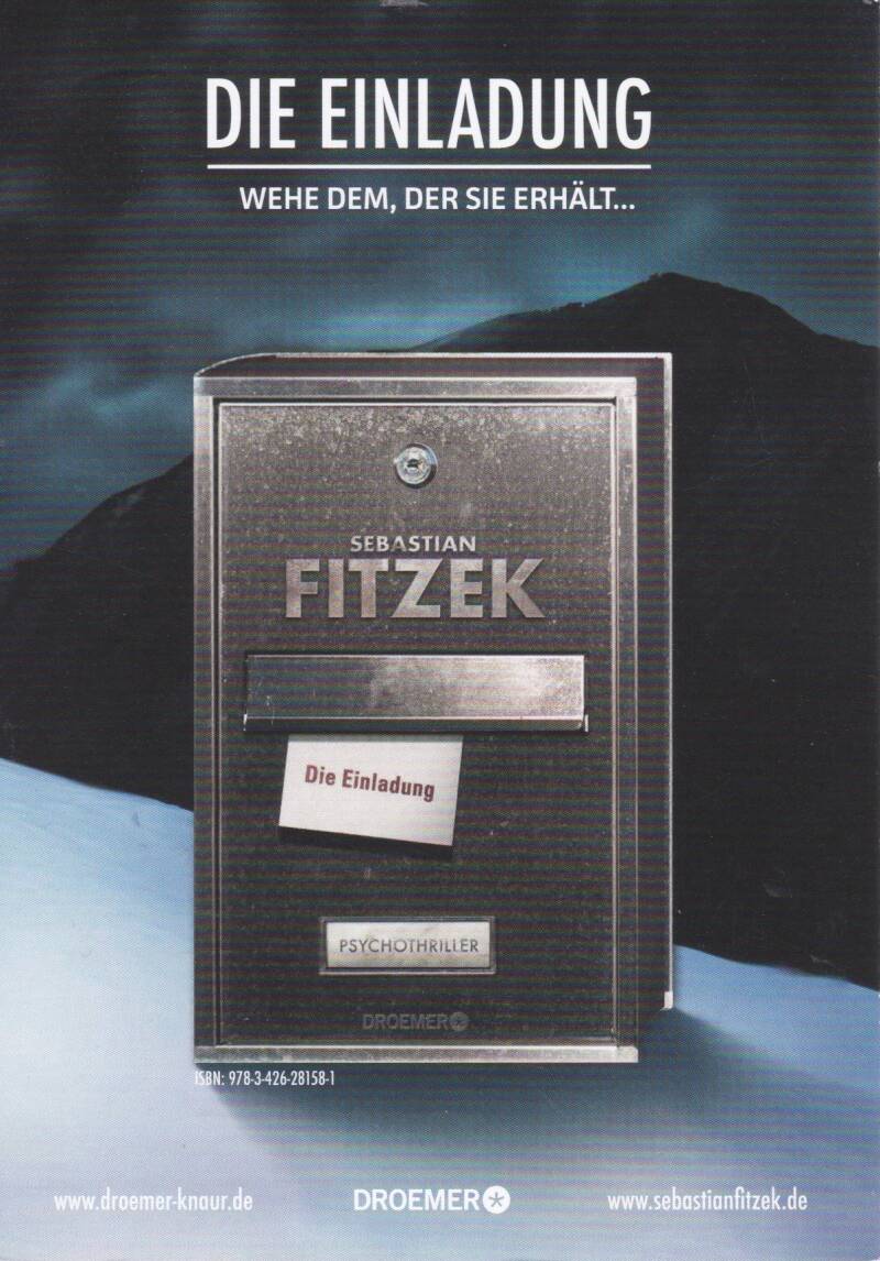 Sebastian Fitzek - Rückseite