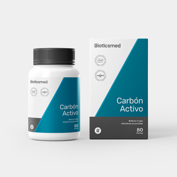 CARBON ACTIVO 80 perlas BIOTICSMED