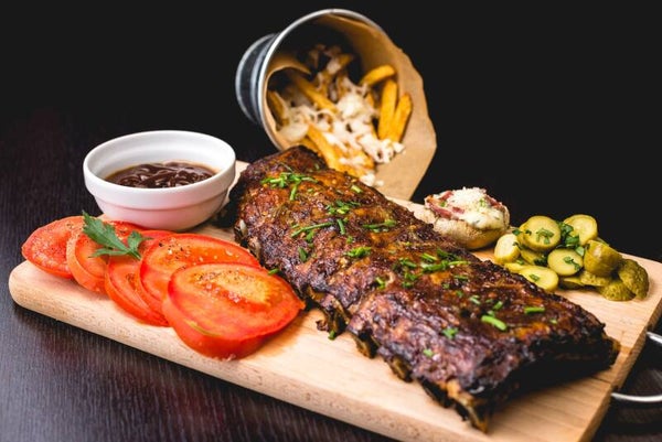 Gerookte spareribs