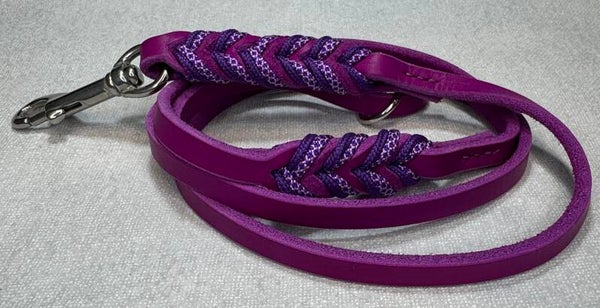 Fettleder 10mm mit Schlaufe mit Paracord