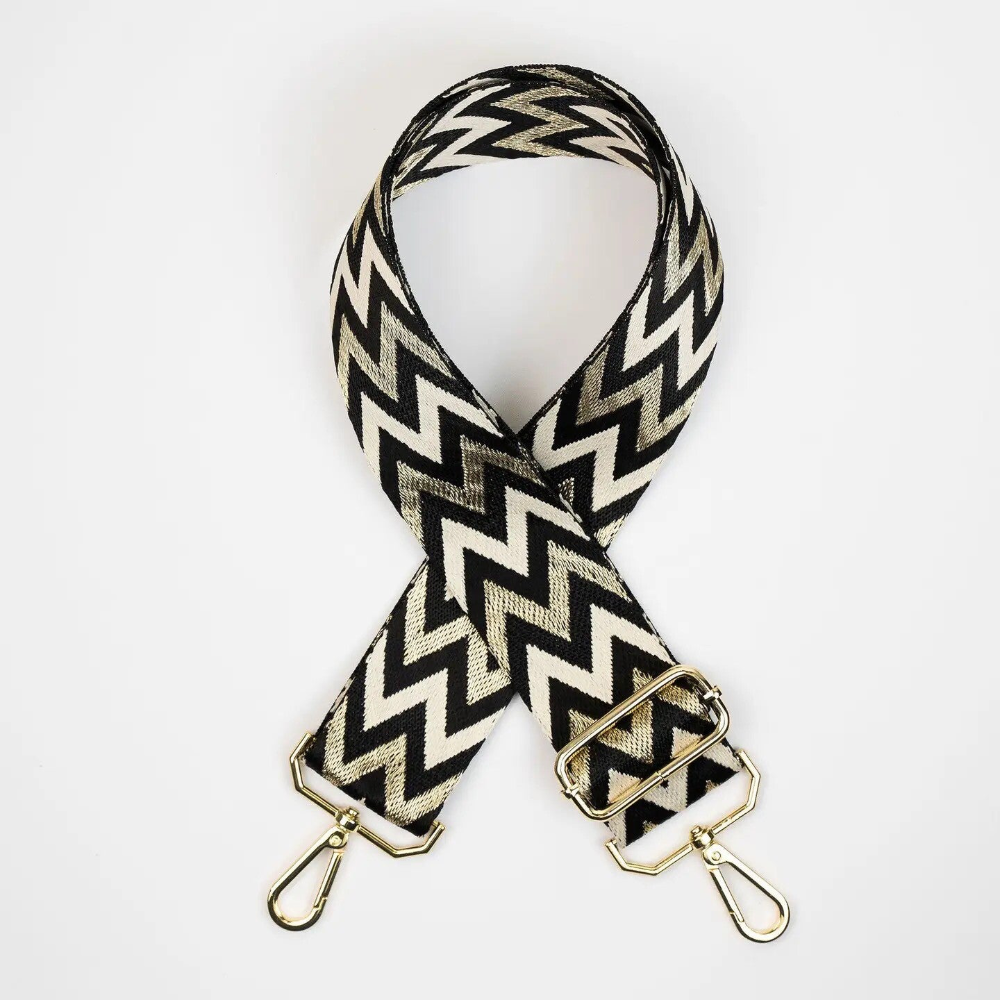 Strap Zwart & Goud & Beige