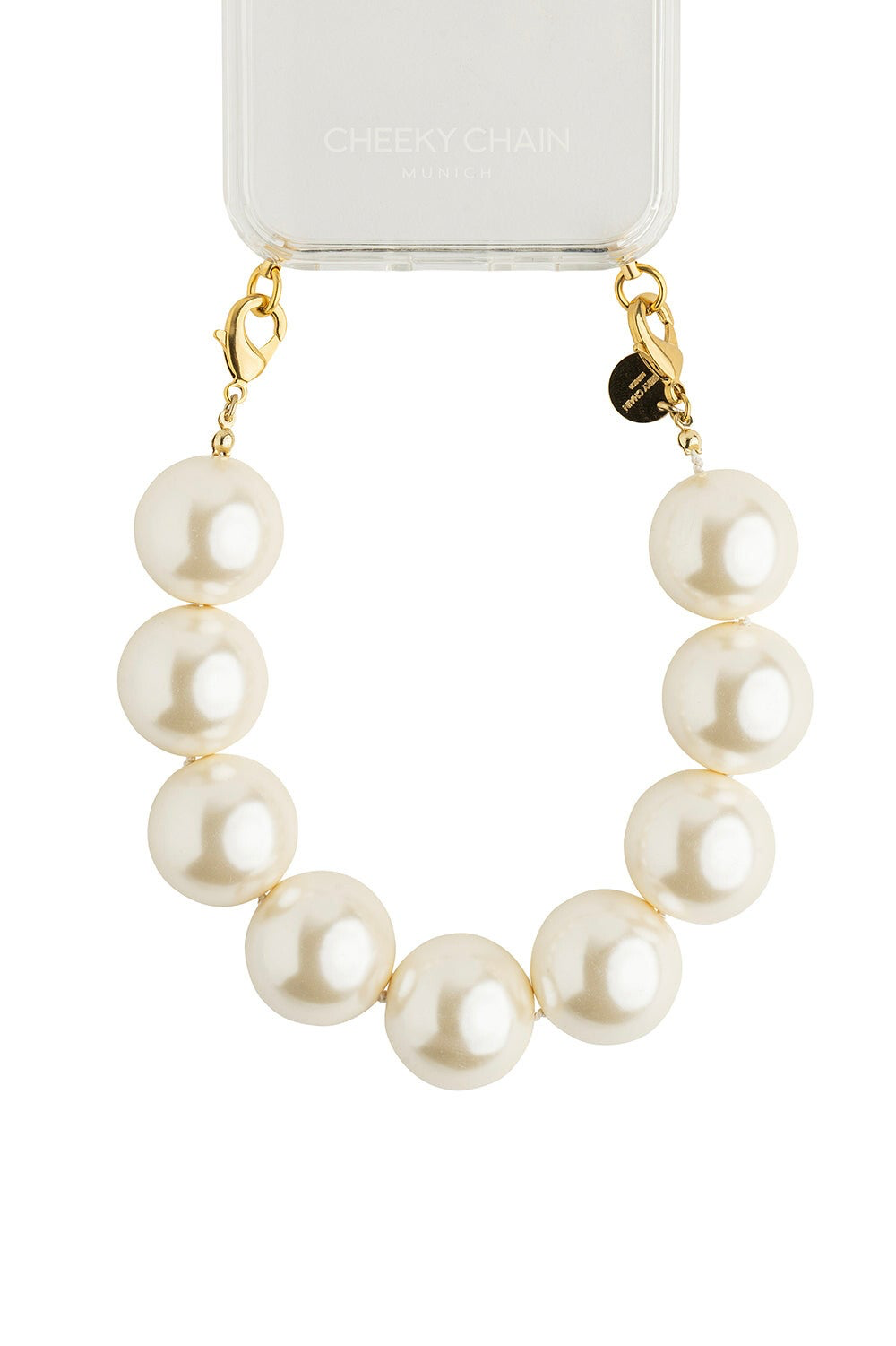 Telefoonketting kort - Handle Wilma - Creampearl