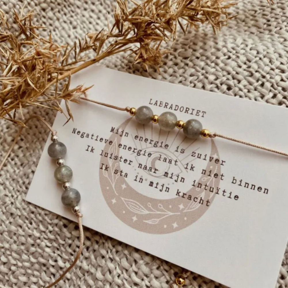 Armband Edelstenen Affirmatie - Laboriet