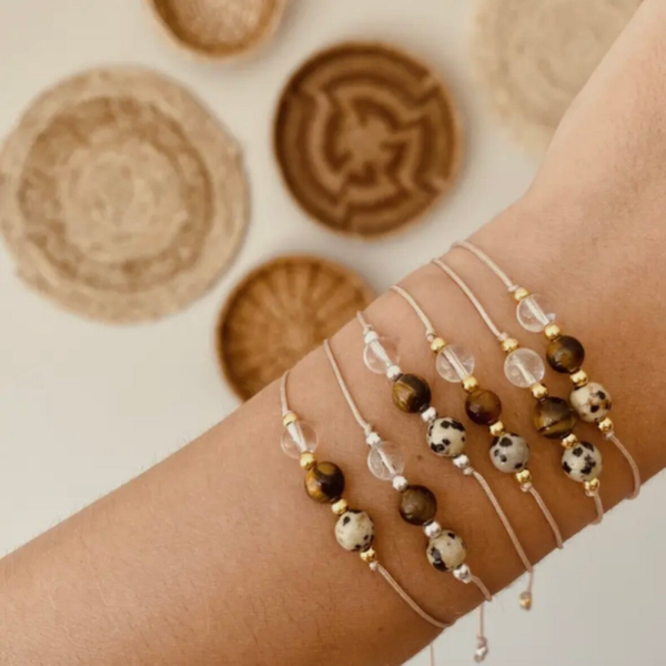 Armband Edelstenen Affirmatie - Jij kan alles aan!