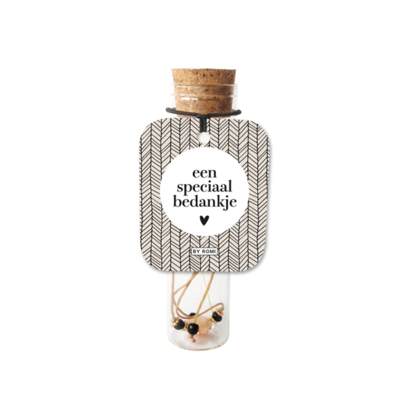 Wensbuisje met armbandje - Een speciaal bedankje