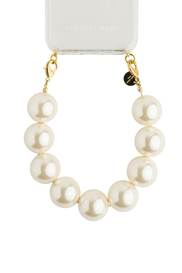 Telefoonketting kort - Handle Wilma - Creampearl