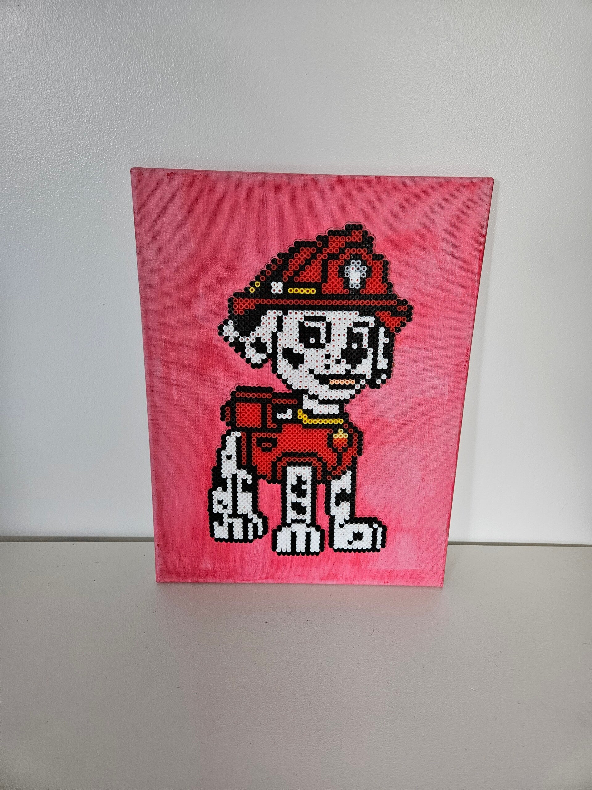 création de Marcus sur toile