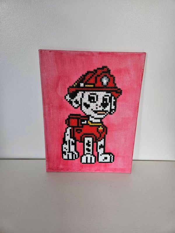 création de Marcus sur toile