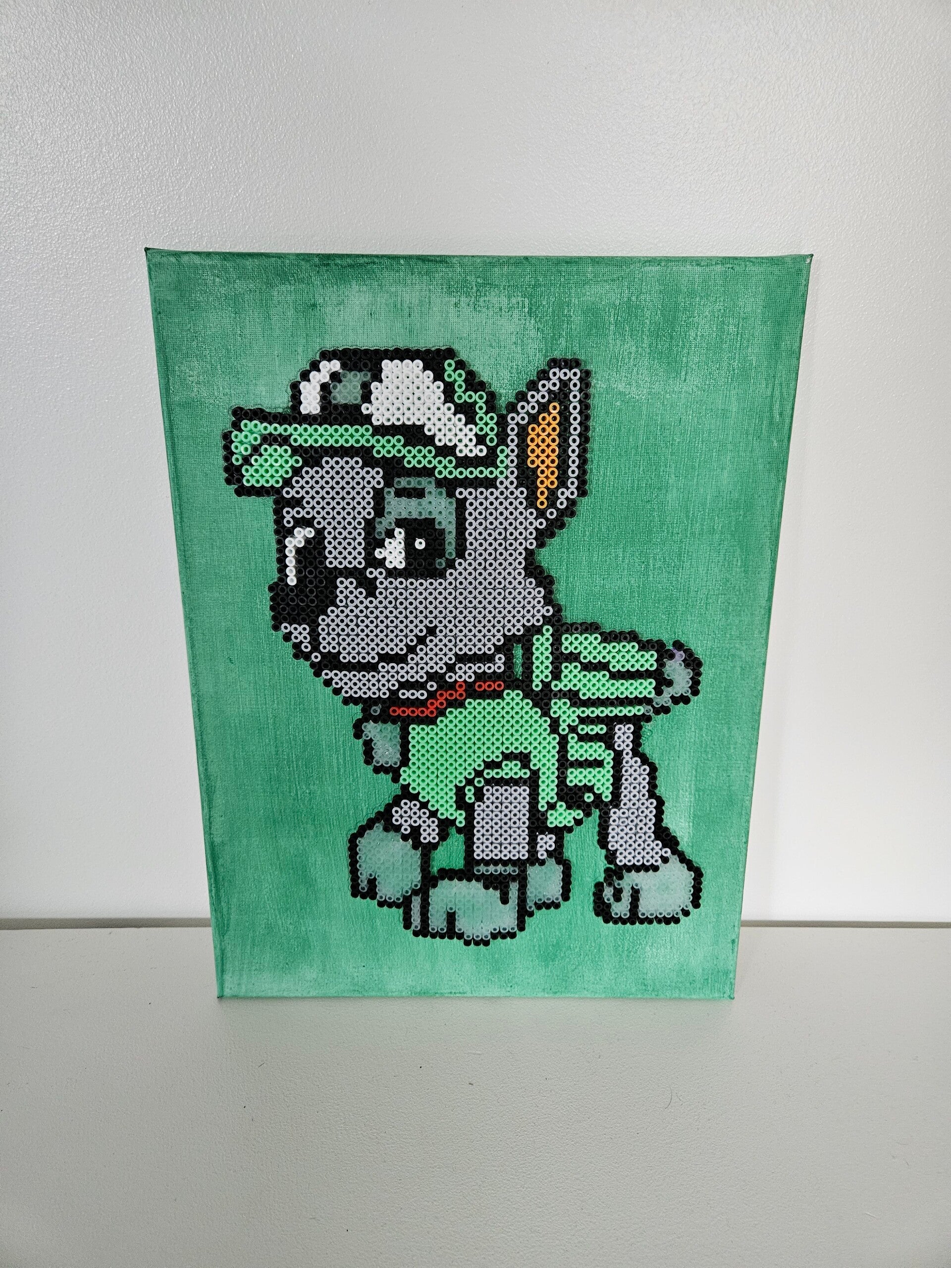 création de Rocky sur toile