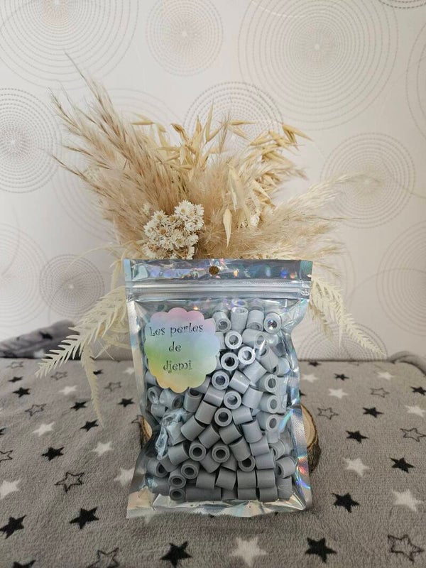 perles hama maxi gris clair
