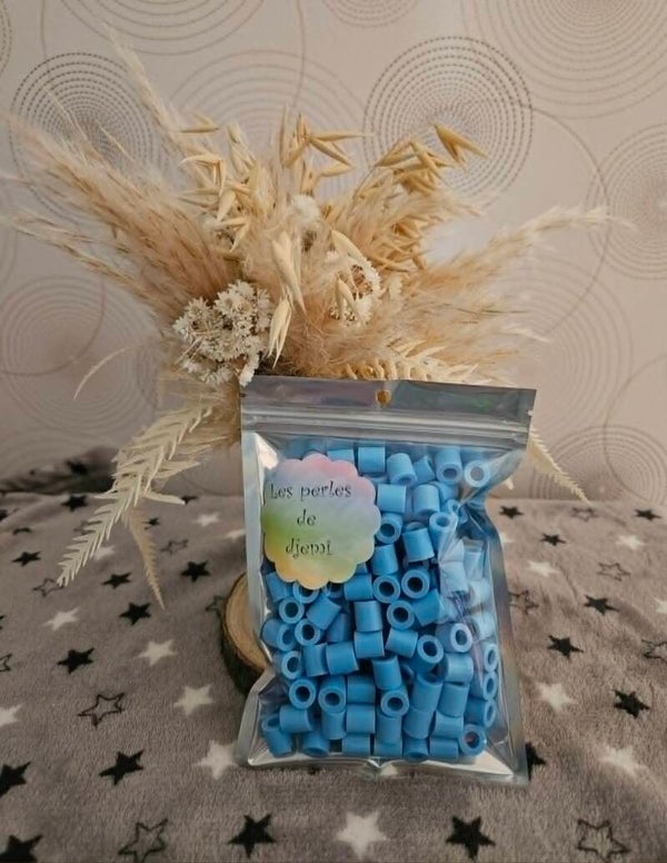 Perles hama maxi bleu pastel