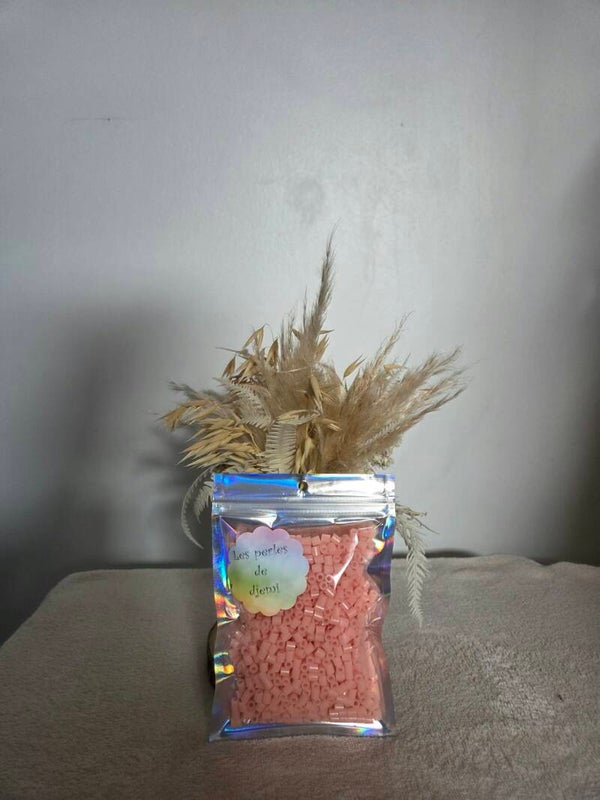 perles hama midi rouge phosphorescent
