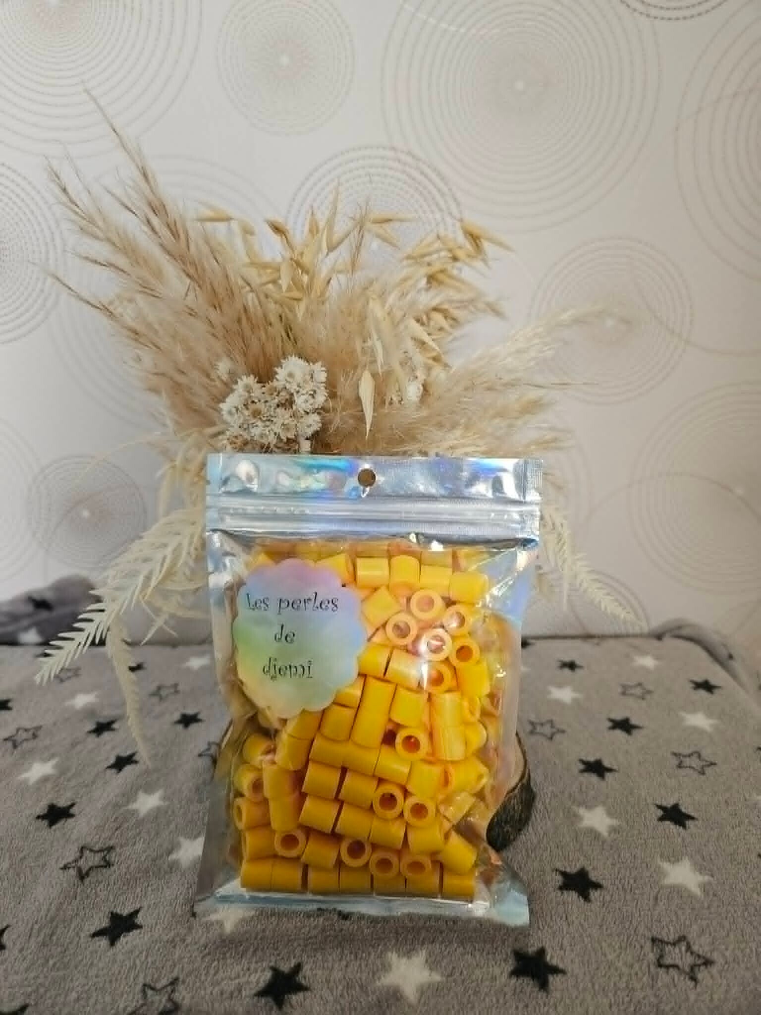 perles hama maxi jaune