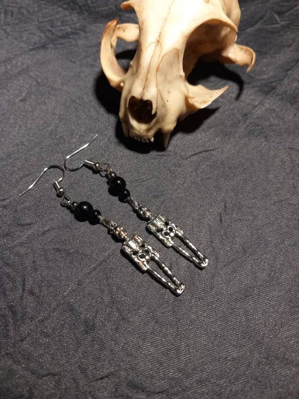 Skeleton Earrings