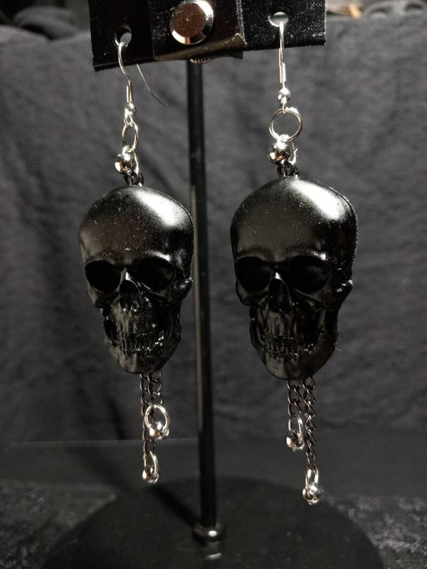 Skull Chains Earrings